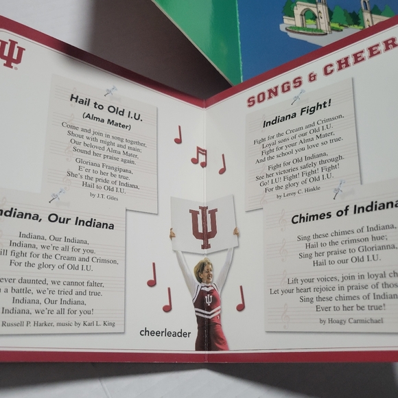 Set of 2 University of Indiana First Books IU Indiana Hoosiers baby board books - Picture 6 of 8